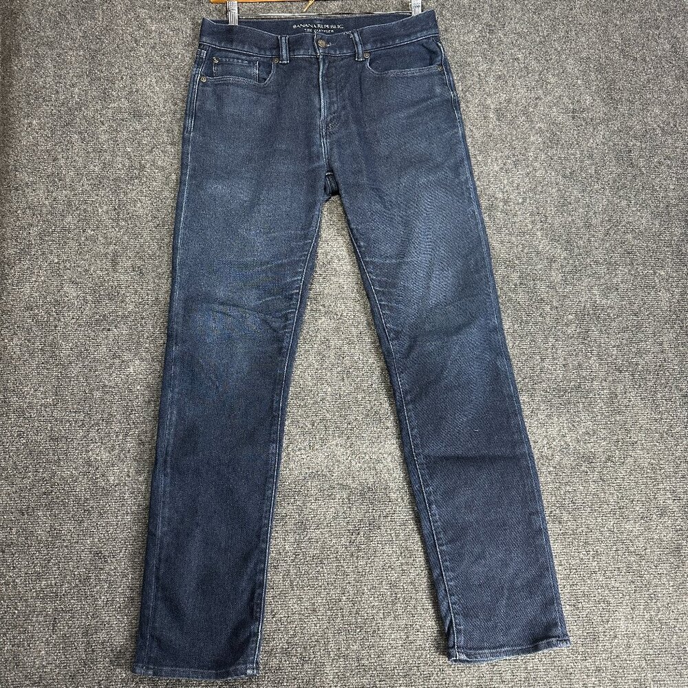 Banana Republic Jeans Mens 31 The Traveler Slim Fit Pockets Cotton Stretch